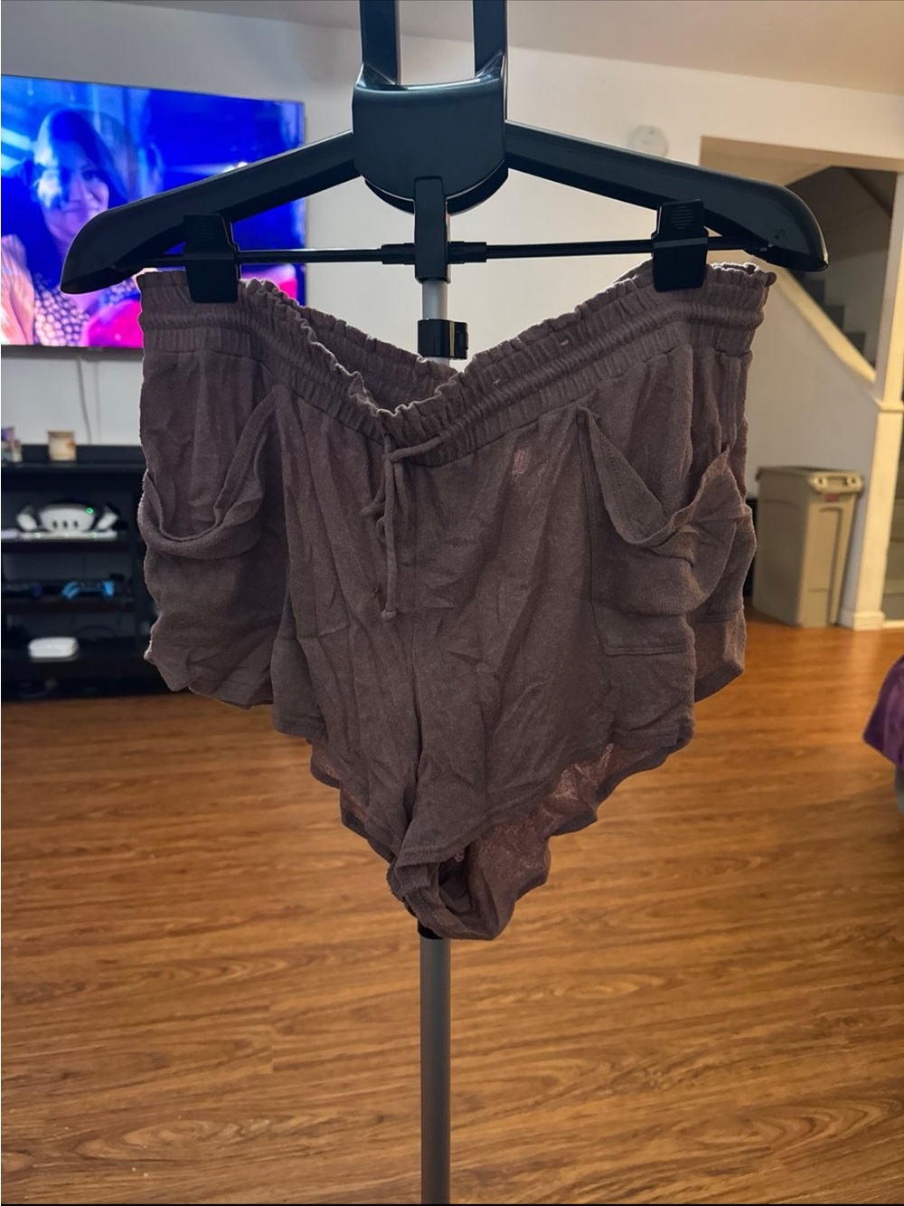 stars above dusty rose lounge shorts